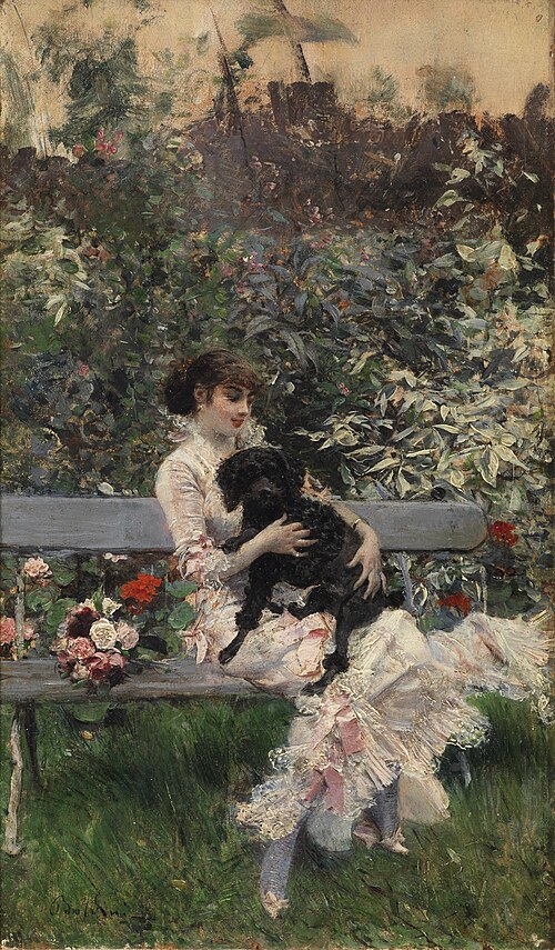 The loyal friend, 1874, Giovanni Boldini