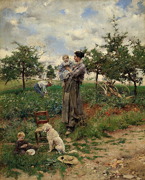 À la campagne, 1872, Giovanni Boldini
