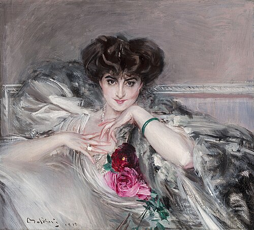 Portrait of the Princess Marie Radziwiłł, 1910, Giovanni Boldini