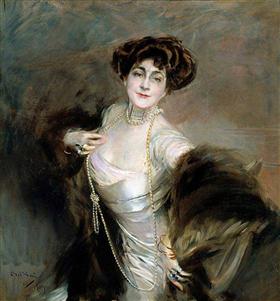 Portrait of Lady Diaz Albertini, 1909, Giovanni Boldini