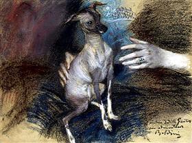 Elegante au Chien, 1931, Giovanni Boldini