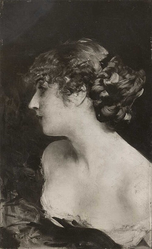 Female figure in profile, 1882, Giovanni Boldini