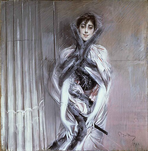 Porträt der Emiliana Concha de Ossa, 1901, Giovanni Boldini
