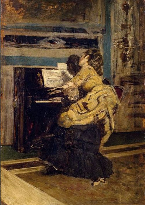 Gentleman at the Piano, 1869, Giovanni Boldini