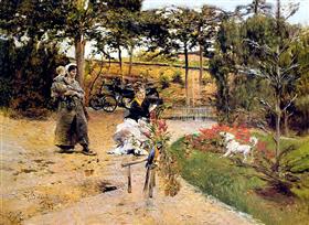 In the Garden, 1872, Giovanni Boldini