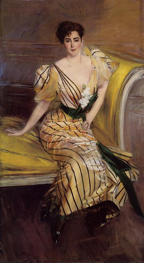 Portrait of Madame Josephina Alvear de Errazuriz, 1892, Giovanni Boldini