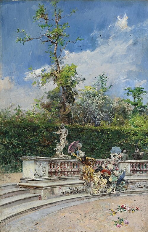 Les Dômes, Versailles, 1873, Giovanni Boldini