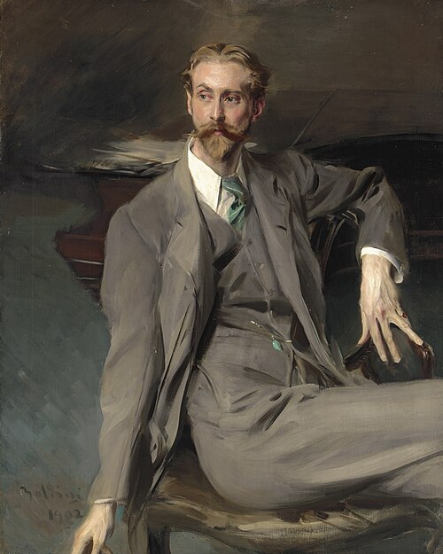 Portrait of Lawrence Alexander Harrison, 1902, Giovanni Boldini
