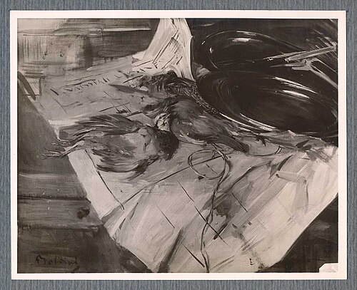 Natura morta con pernici, 1909, Giovanni Boldini