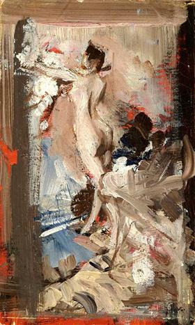 The Artist's Model, Montecatini, 1931, Giovanni Boldini