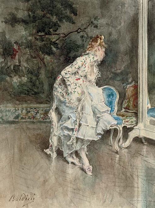The Beauty Before The Mirror, 1873, Giovanni Boldini