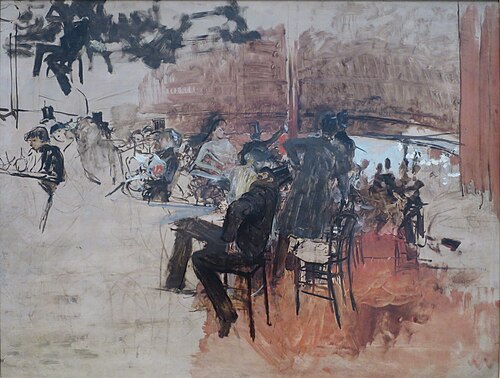 Café Scene, 1887, Giovanni Boldini