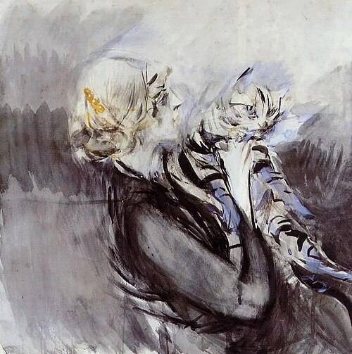 Lady With a Cat, 1880, Giovanni Boldini