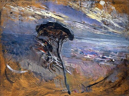Paesaggio con pino marittimo, , Giovanni Boldini
