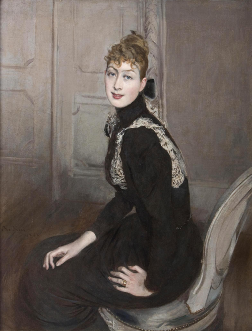Portrait of the marchioness Franzoni, 1892, Giovanni Boldini