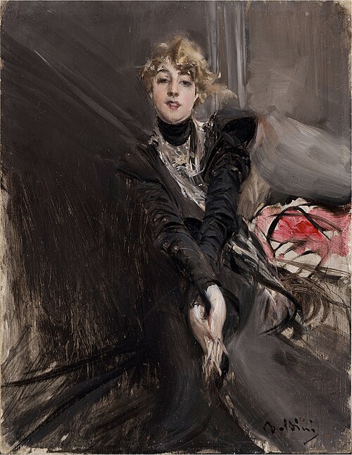 Ritratto dell'attrice Jeanne Renouardt, 1910, Giovanni Boldini