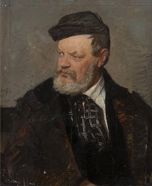 Portrait of the artist's father, Antonio Boldini, 1867, Giovanni Boldini