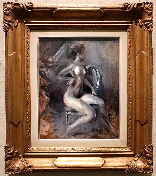 Snappy nudine, 1910, Giovanni Boldini
