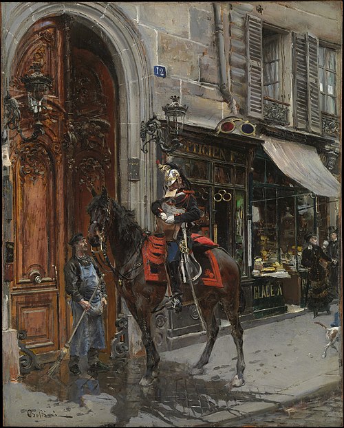 The Dispatch-Bearer, 1879, Giovanni Boldini