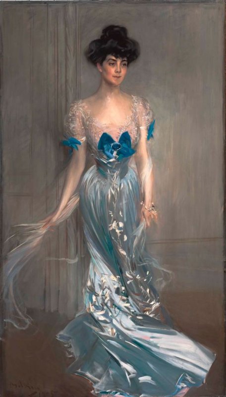 Portrait of Mrs. Graham Fair Vanderbilt (née Virginia Graham Fair), 1905, Giovanni Boldini