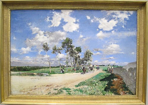Highway of Combs-la-Ville, 1873, Giovanni Boldini