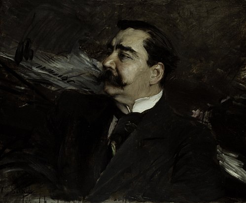 Portrait of Ruggiero Leoncavallo, 1858-1919, 1906, Giovanni Boldini