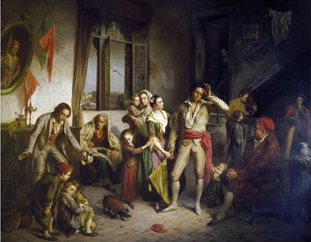 Défait à la régate, 1858, Antonio Rotta