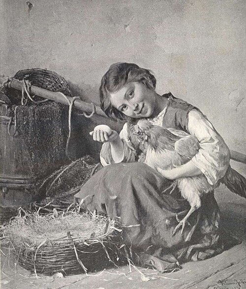 Grandmother's supper, 1887, Antonio Rotta