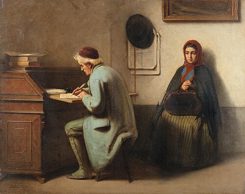 A Letter of Recommendation, 1872, Antonio Rotta