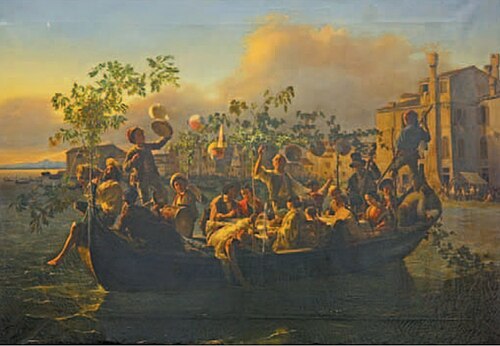 Baccanale Chioggiotto, 1857, Antonio Rotta