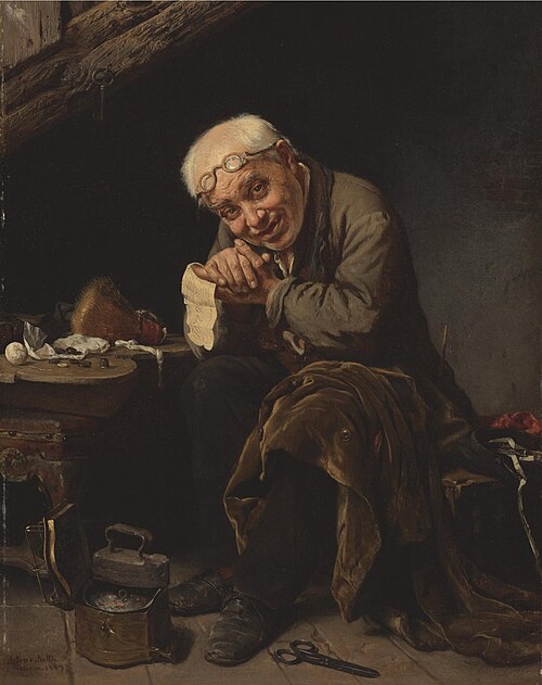 A Win at the Lottery, 1869, Antonio Rotta