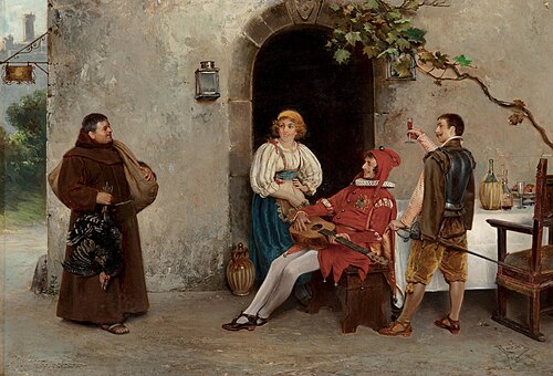 A visit from the friar, , Antonio Rotta