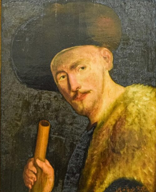 Portrait of a man, 1885, Antonio Rotta