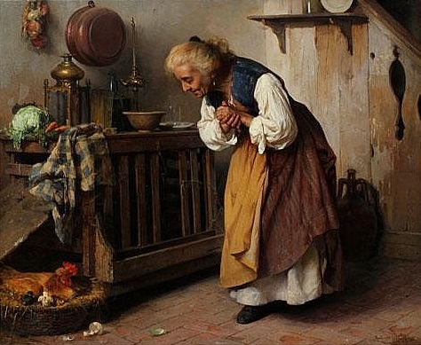 Broken eggs, 1880, Antonio Rotta