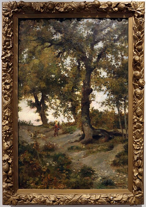 nel bosco, 1892, Antonio Salvetti