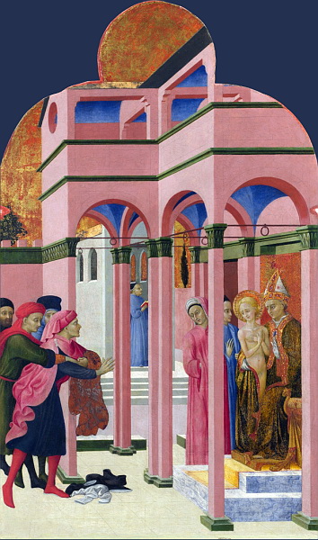 Saint Francis renounces his Earthly Father, 1437, Sassetta