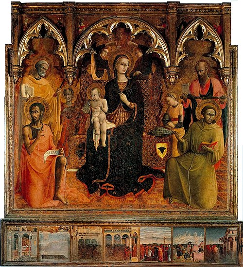 Retable de la Madone de la neige, 1430, Sassetta