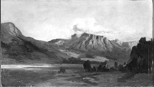 Berglandschaft, 1850, Adolf Heinrich Lier