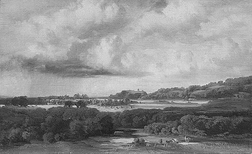 Landschaft bei Dachau, 1870, Adolf Heinrich Lier