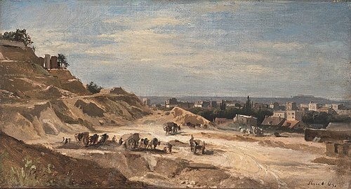 Steinbruch bei Paris, 1870, Adolf Heinrich Lier