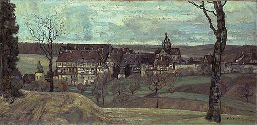 Kloster Bebenhausen bei Tübingen, 1907, Adolf Hölzel