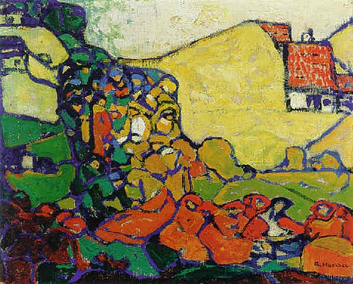 Paysage, 1915, Adolf Hölzel