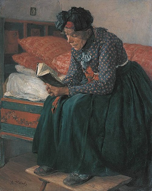 Domestic Devotions, 1889, Adolf Hölzel