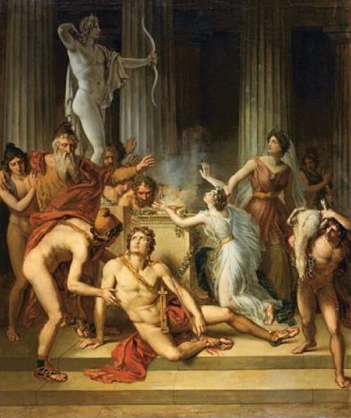 Death of Achilles, 1820, Pierre-Narcisse Guérin