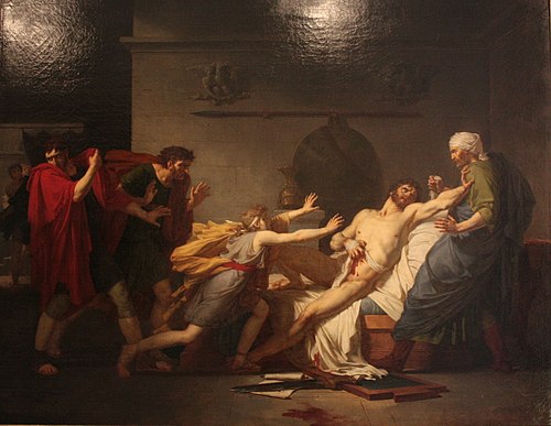 Mort de Caton d'Utique, 1797, Pierre-Narcisse Guérin