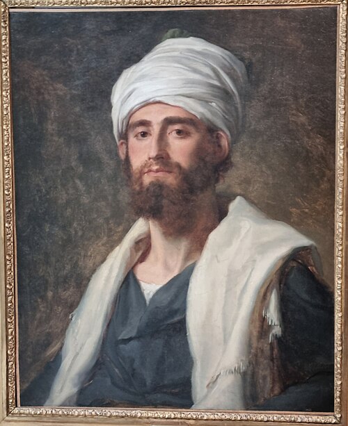 Portrait d'homme à l'orientale, , Pierre-Narcisse Guérin
