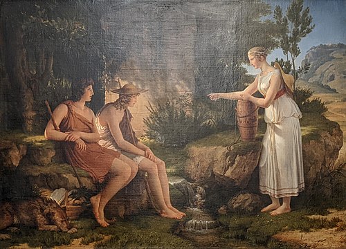 Les bergers au tombeau d'Amyntas, 1805, Pierre-Narcisse Guérin