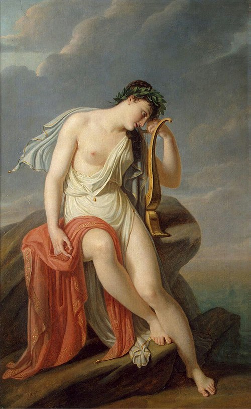 Sappho on the Leucadian Cliff, 1801, Pierre-Narcisse Guérin