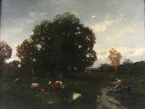 Kühe auf der Weide, 1916, Adolf Kaufmann