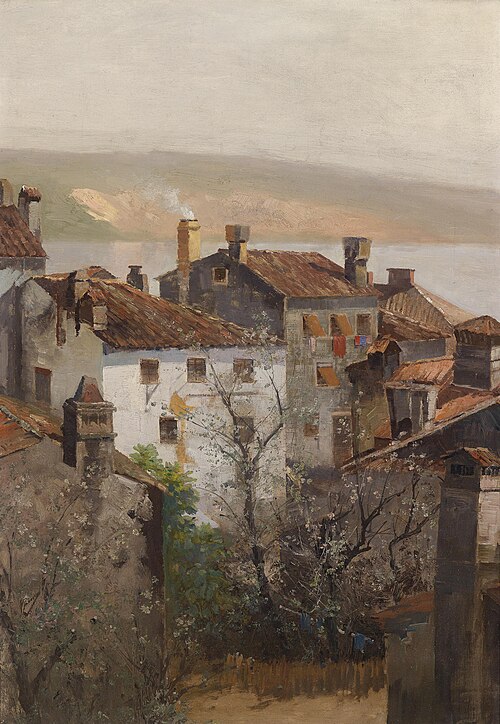 Frühling in Istrien, 1916, Adolf Kaufmann
